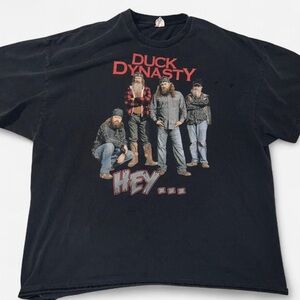 Vintage Y2K Duck Dynasty T Shirt Size 2X Funny Hunting Humor Tee